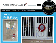 Tablet Screenshot of easyoutwindowgates.com